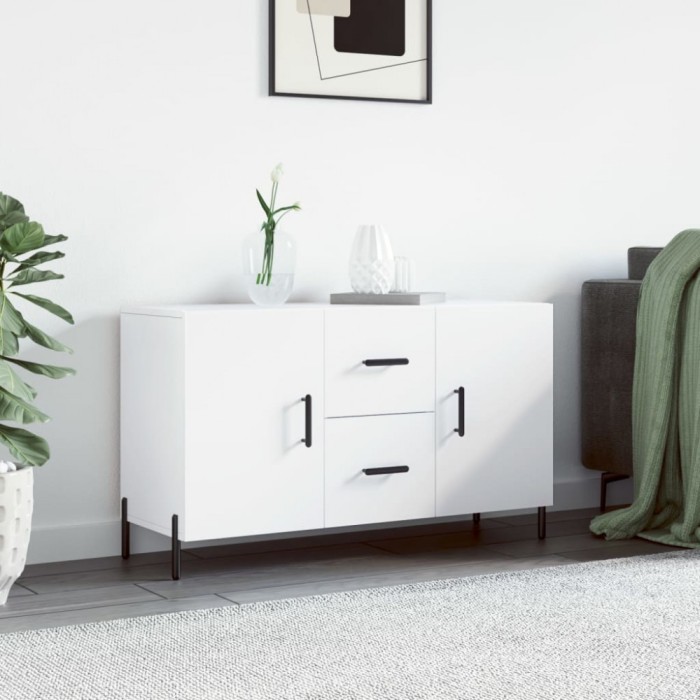Gossi dulap, alb, 100x36x60 cm, lemn compozit