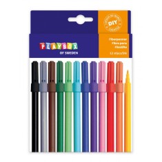 Set 12 Carioci colorate cu varful subtire
