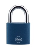 Lacat Yale YE11BL/38/124/1 albastru, compact, pentru dulapuri si bagaje