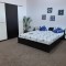 Dormitor Lorena wenge cu 2 noptier + dulap 4 usi