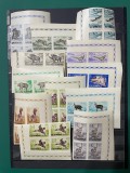 Romania 1956 - LP 404a - Vanatoarea ( nedantelate) bloc de 4 (colt de coala ) &ndash; MNH *****
