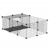 Cusca modulara PawHut, pentru animale mici, 105x70x35cm | Aosom Romania