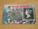 B12 35 - Card comercial - Great Britain - 1 penny - piesa de colectie