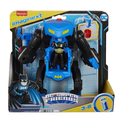 FISHER PRICE IMAGINEXT DC SUPER FRIENDS VEHICUL CU FIGURINA BATMAN SuperHeroes ToysZone foto