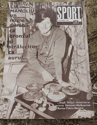 myh 110 - Revista SPORT - nr 24/decembrie 1968 foto