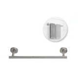 Suport prosop baie din otel inoxidabil argintiu 40cm &ndash; organizare eleganta si durabila