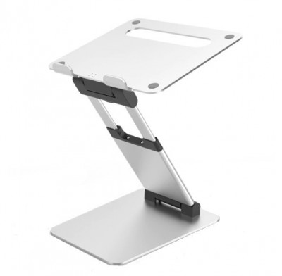 Stand Aluminiu reglabil pentru Laptop 11 - 17 inch Silver foto