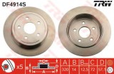 Disc frana JEEP GRAND CHEROKEE III (WH, WK) (2005 - 2010) TRW DF4914S