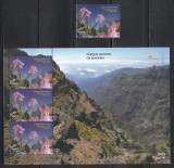 Madeira (Portugalia) 1999 - EUROPA - Rezervaţii Naturale şi Parcuri, Serie + Bloc, MNH, Nestampilat