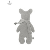 Jucarie textila, MimiNu, Bear Krzys, Pentru bebelusi, Moale, Din thermofrotte, Dimensiune 31 x 17 cm, Material certificat Oeko Tex Standard 100, Gray