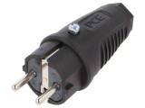 Conector Alimentare AC Mufă 2P PE 250V 16A Cablaj