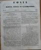Ziarul Foaia pentru minte , inima si literatura , nr. 41 , 1853