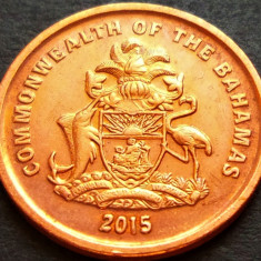 Moneda exotica 1 CENT - I-LE BAHAMAS, anul 2015 * cod 1724 B