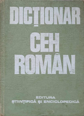 DICTIONAR CEH ROMAN-T. DOBRITOIU-ALEXANDRU foto