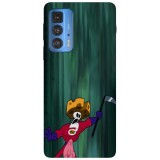 Husa compatibila cu Motorola Edge 20 Lite model Billy and many Cow grim, Silicon, TPU, Viceversa, Transparent, Carcasa