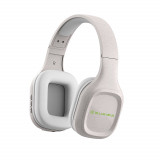 Casti Over-Ear Tellur Pulse, Bluetooth, Microfon, Pliabil, Crem