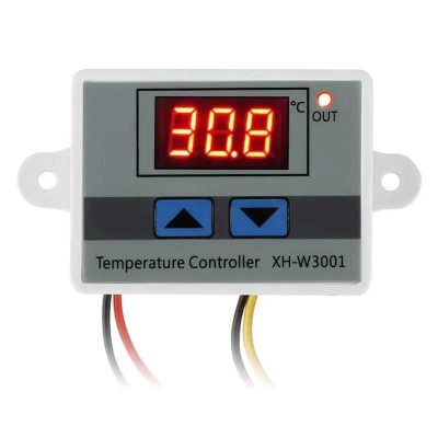 Termostat LCD temperatura XH-W3001 12V -50&amp;deg;C - +110&amp;deg;C foto