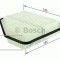 Filtru aer HONDA CIVIC VIII Hatchback (FN, FK) (2005 - 2012) BOSCH F 026 400 161