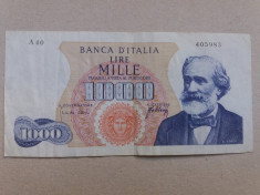 Italia - 1000 lire 1962-1968-Mai rar foto