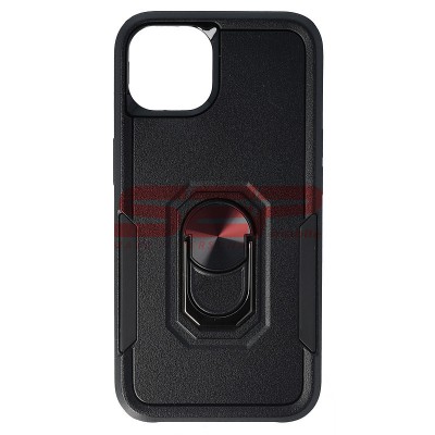 Toc TPU+PC Shockproof Ring Case Apple iPhone 13 Black foto