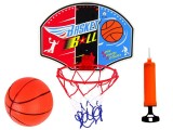 Set cos de baschet cu minge si pompa, Enthusiast Sport, Leantoys