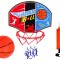 Set cos de baschet cu minge si pompa, Enthusiast Sport