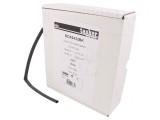 Manșon termocontractabil 6,4mm 5m negru