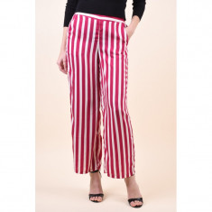 Pantaloni Vero Moda Stinna Coco Nw Festival Fuchsia/Snow White foto