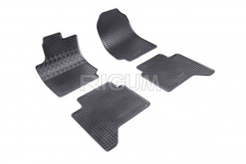 Covorase cauciuc Ford Ranger T6 - cabina dubla (PX1/PX2), 2012-2022, Rigum foto