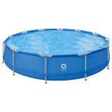Piscina rotunda cu cadru metalic 427 x 84 cm, cu filtru Avenli