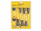 Stanley STHT16167-0 Set 8 surubelnite Cushiongrip: PH0x60mm, PH1x75mm, PH2x45mm, PH2x100mm, paralela 3.5x60mm, paralela 4x100mm, lata 5.5x100mm, lata