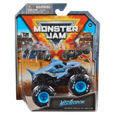 MONSTER JAM MASINUTA METALICA MEGALODON SCARA 1 LA 64 foto