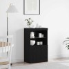 VidaXL Bufet Negru 60 x 37 x 100 cm Lemn compozit 863035