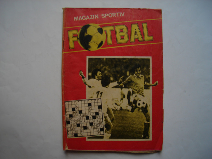 Magazin sportiv. Fotbal. mai 1982
