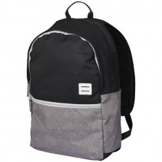 Rucsac Laptop, Everestus, OR, 15 inch, 600D Polycanvas, gri, negru, saculet de calatorie si eticheta bagaj incluse foto