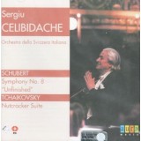 CD # Sergiu Celibidache, Orchestra Della Svizzera Italiana* &ndash; Schubert. Symphony No. 8 "Unfinished". Tchaikovsky. Nutcracker Suite (NM)