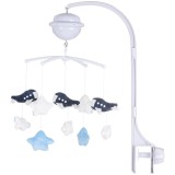 Carusel muzical pentru patut cu proiector Chipolino Planes