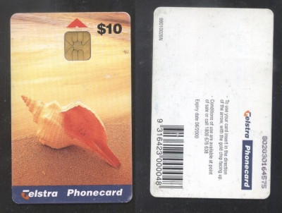 Australia Telstra - Telephone card Shell CT.007 foto