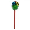 Creion Crăciun, Pompon Clopoței Metalici, Lungime 22cm, Multicolor, Oem