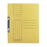 Dosar incopciat din carton Basic, 1/1, A4, 10 buc/set, galben
