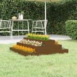 Jardiniera, maro miere, 80x80x27 cm, lemn masiv de pin GartenMobel Dekor, vidaXL