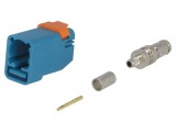 Conector FAKRA Mamă Crimpat Polarizare Z-Water Albastru