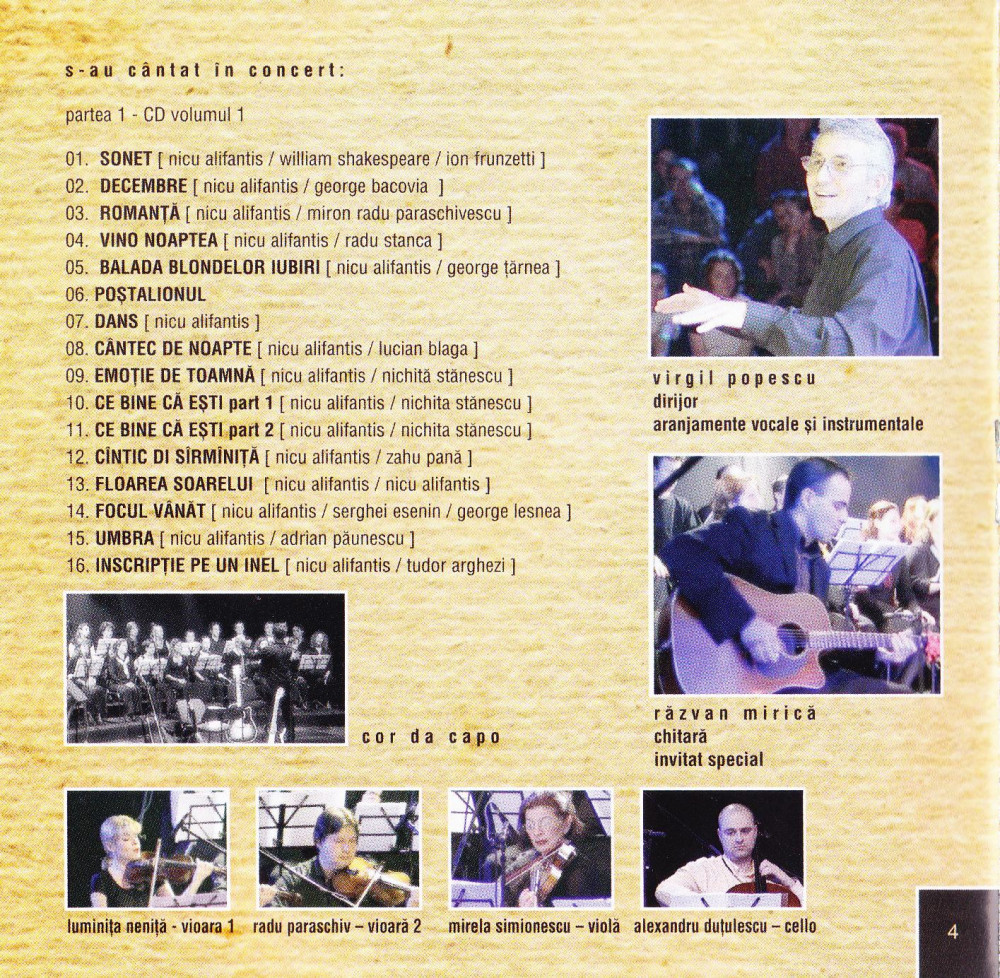 CD Folk: Nicu Alifantis - Simphonicu ( doar Volumul 1, original ) | arhiva  Okazii.ro
