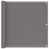 Cumpara ieftin Ecran de balcon Dreptunghiular 75 x 400 cm HDPE si Aluminiu