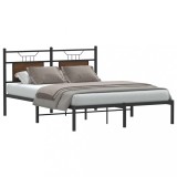 VidaXL Cadru pat fără saltea stejar maro 140x200 cm lemn prelucrat