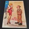 Carte poștală vintage umoristică anii &#039;50 - Paga &icirc;n pericol, colecție rară