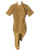 Costum Medical Pe Stil, Bej cu Elastan, Model Andreea - 3XL, 2XL
