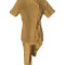 Costum Medical Pe Stil, Bej cu Elastan, Model Andreea - 3XL, 2XL