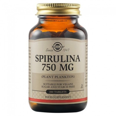SPIRULINA 750 mg 80cpr SOLGAR foto