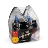 Cumpara ieftin Set 2 Becuri Halogen H1 Carguard, 12V, 55W, +50% Intensitate Luminoasa, Auto